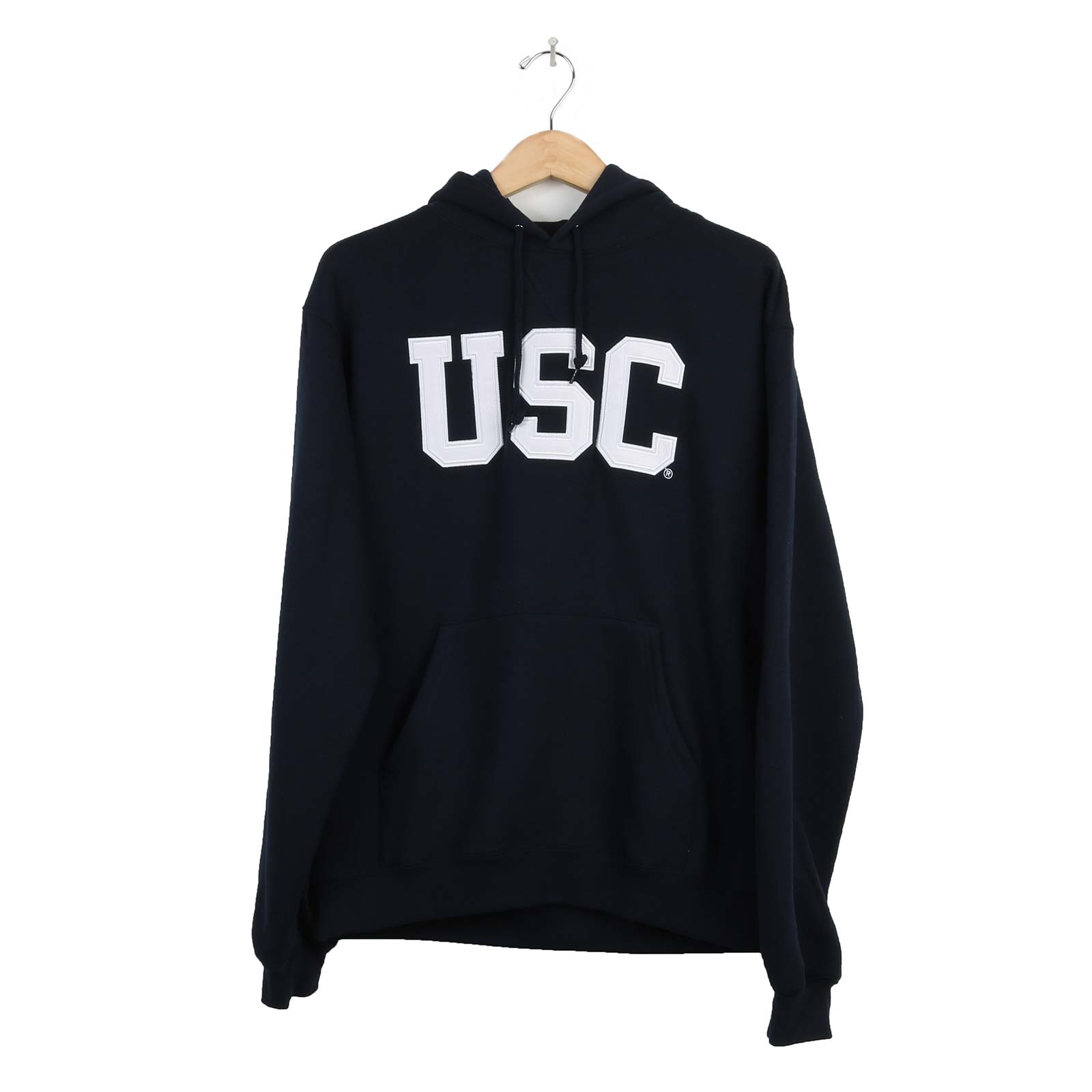 USC Arch TT Pullover Hoodie Navy image01